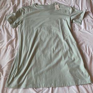 Women’s elbow sleeve knit t shirt dress